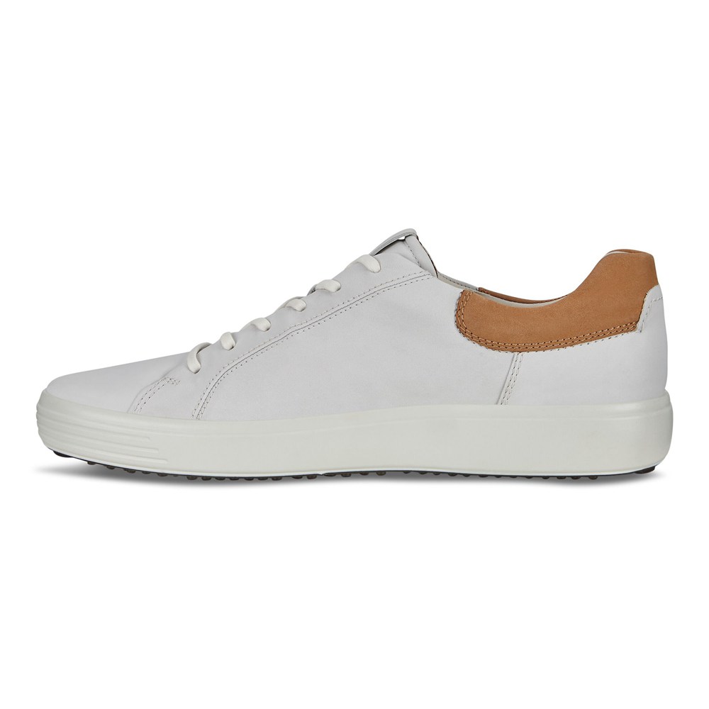 ECCO Mens Sneakers White - Soft 7 Streets - BGE-306128